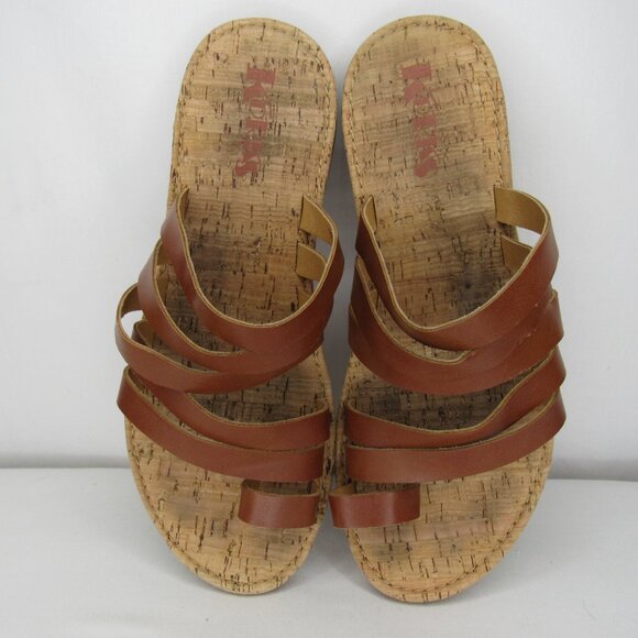 Korks by Kork Ease Brown Slide Sandal Women's 9 - Picture 5 of 8